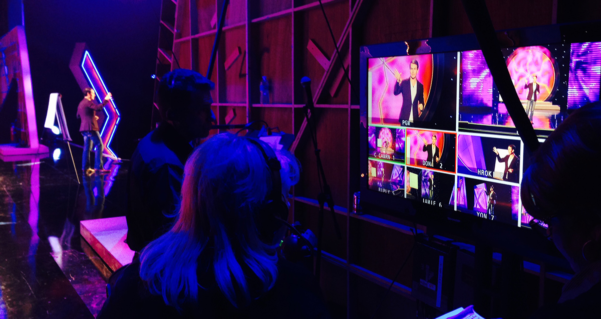 Backstage with Kevin Viner Production Team